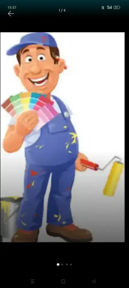 Jasa tukang cat bis di borong atau harian