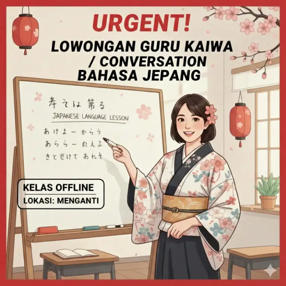 Loker guru kaiwa/conversation