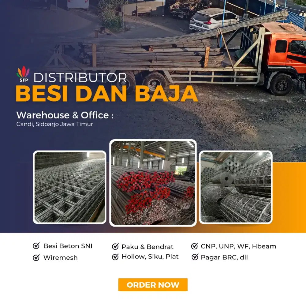 Distributor Besi Beton dan Besi Wiremesh Siap Kirim