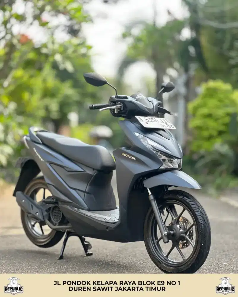 JUAL CEPAT HONDA BEAT DELUXE 110CC ISS KEYLESS THN 2025 LIKE NEW