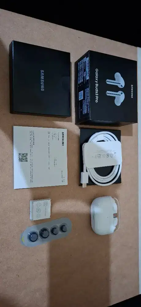 Samsung Galaxy Buds3 Pro, Fullset, No Minus, Garansi On