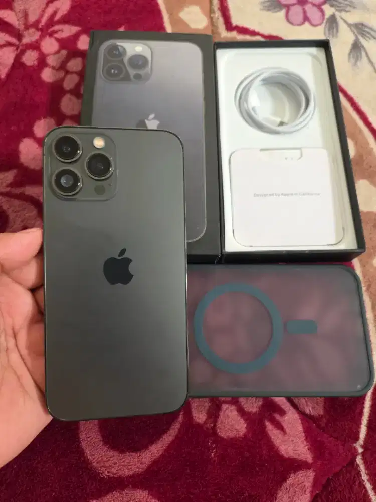 iPhone 13 pro max 512gb mulus like new,,lengkap fulset,istimewa