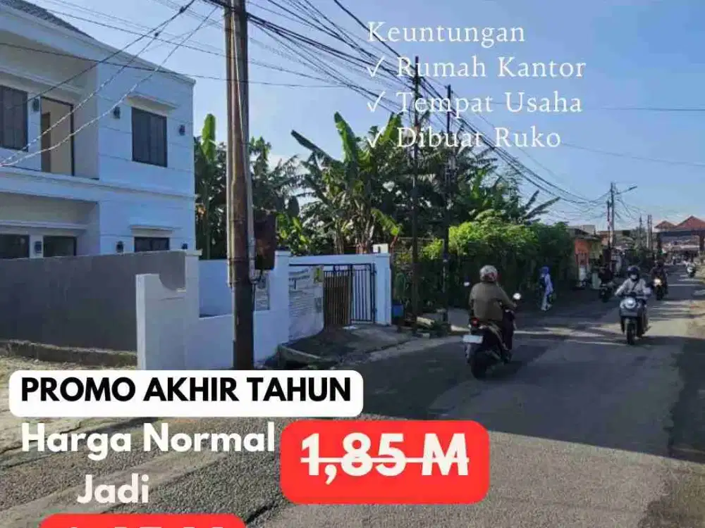 Rumah baru di jakarta selatan hadap jalan utama, lingkungan nyaman..Lokasi bisa dijadikan kantor, ruang praktek, klinik yang langsung ke jalan