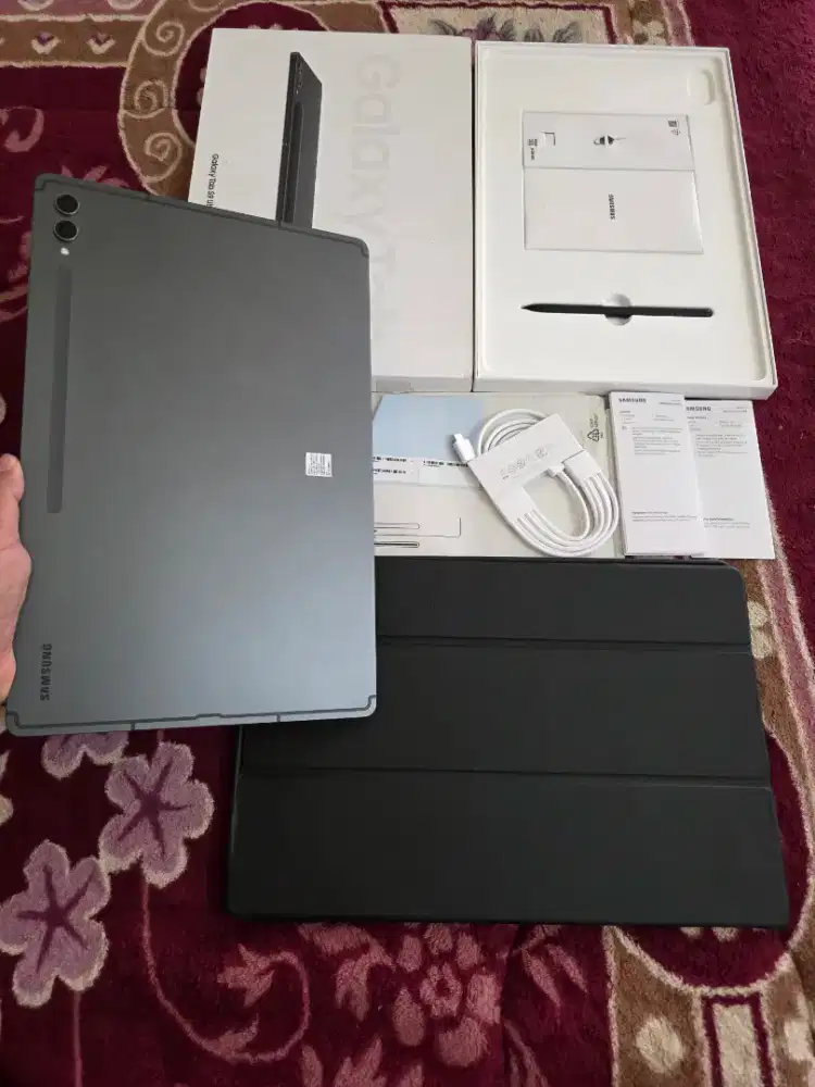 samsung Galaxy tab S9 ultra ram 12/256gb resmi sein,fulset origina