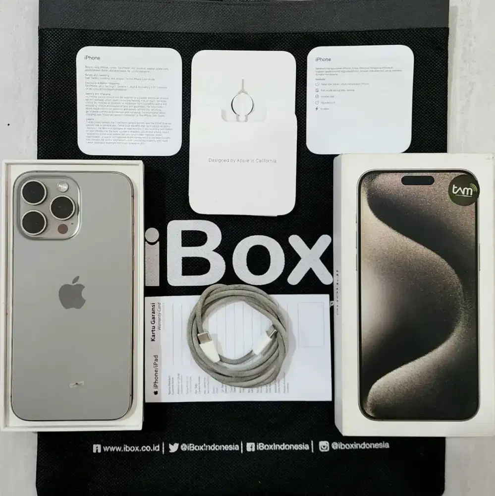 Iphone 15 Pro Max 256 GB IBOX Natural Mulus