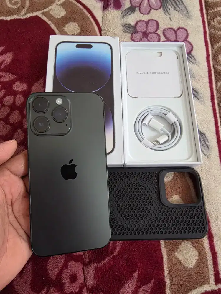 iPhone 14 pro max 256gb mulus like new,,lengkap fulset,istimewa