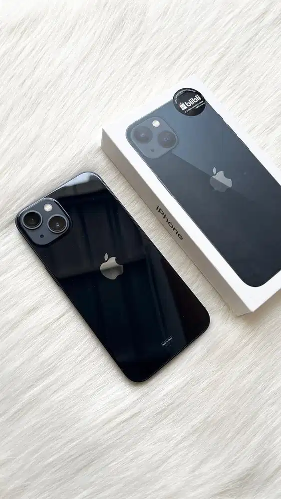 Iphone 13 128gb midnight, resmi iBox (like new)