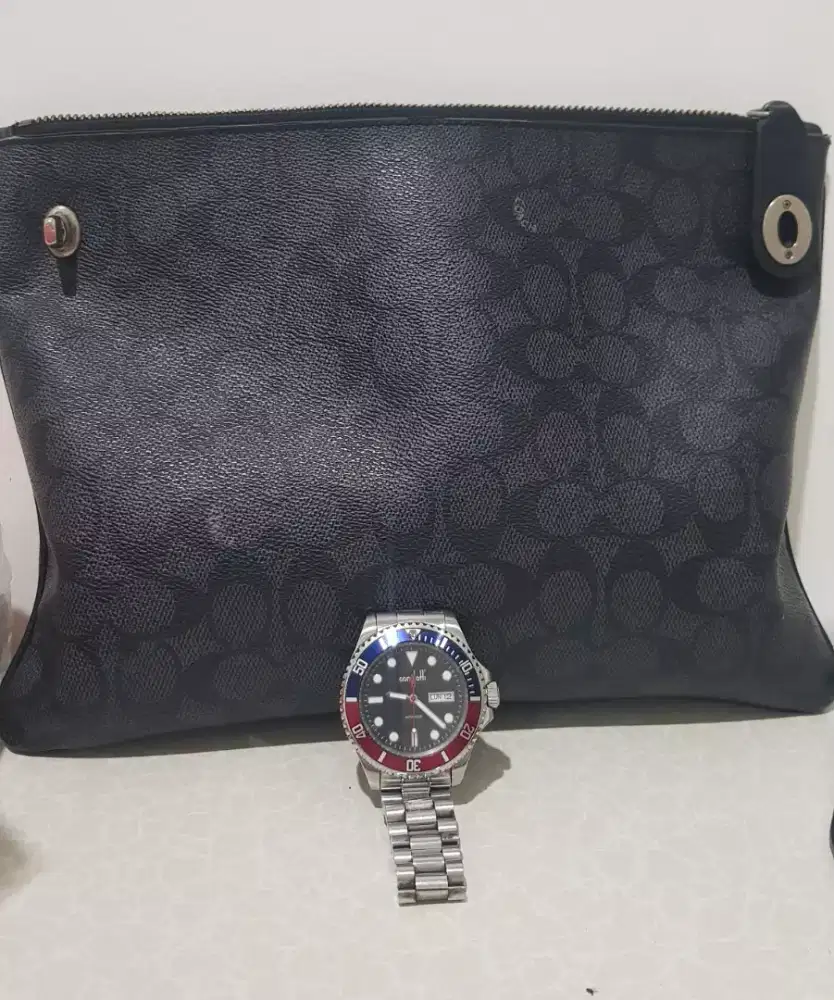 PAKET TAS COACH ORIGINAL DAN JAM TANGAN CONDOTTI ( baca bio )