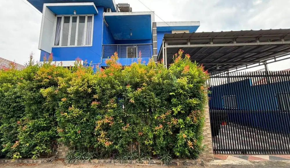 di jual cepat rumah ada kolam renang di tengah kota palembang km7