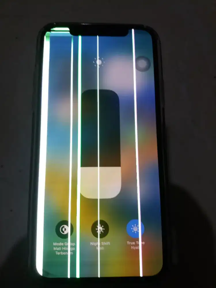 LCD Iphone X 100% ori Apple genuine part copotan minus