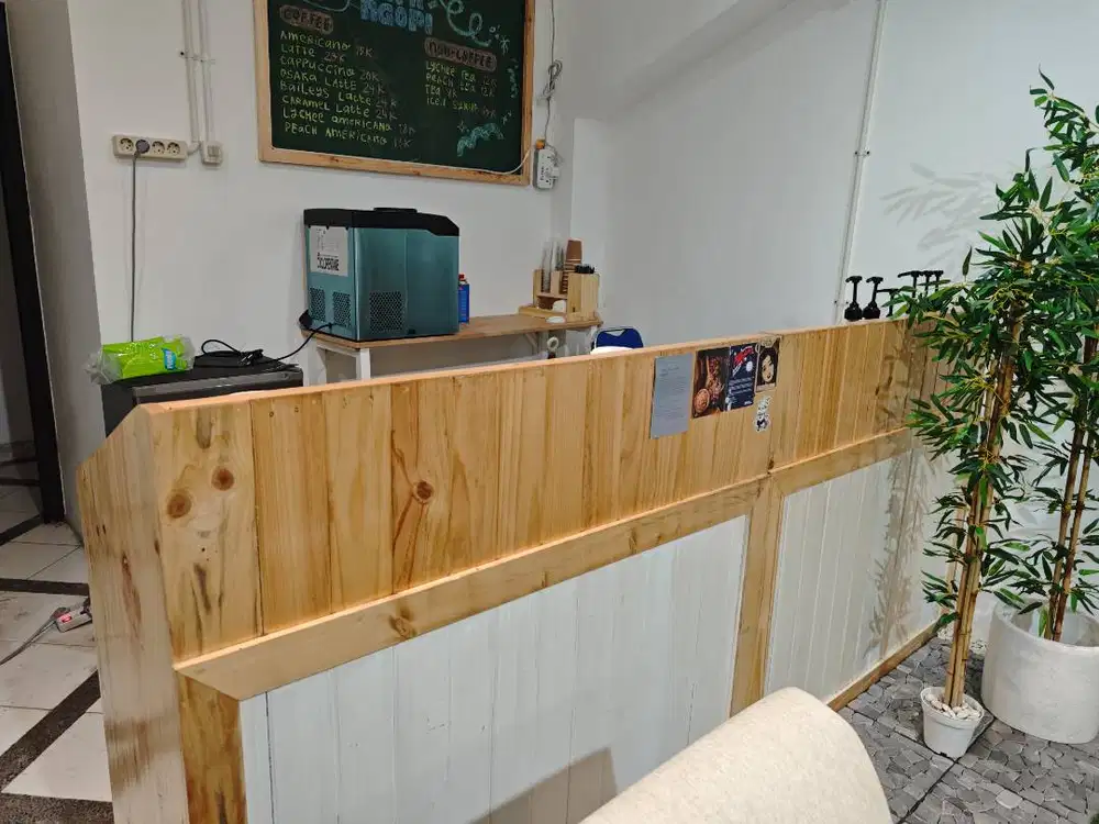 Meja bar untuk cafe / cofeeshop / stand / wwarung