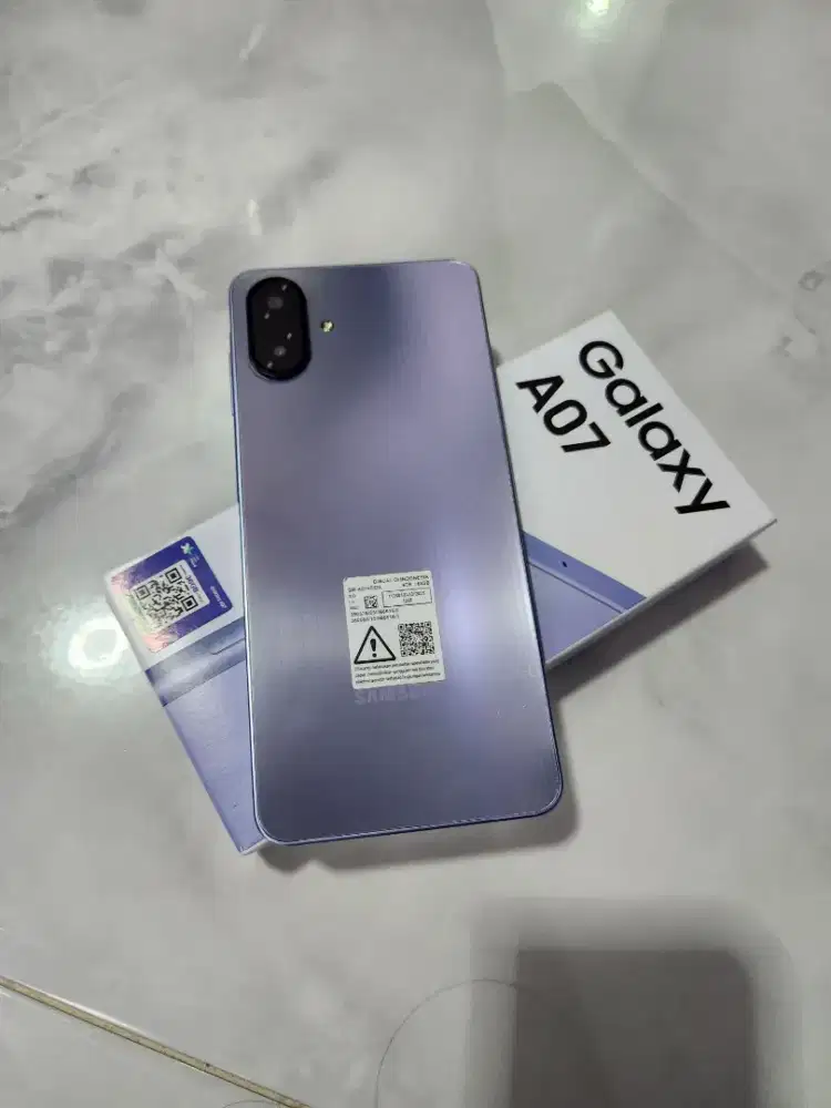 Samsung A07 4/64gb Lengkap Mulus Garansi 11 Bulan