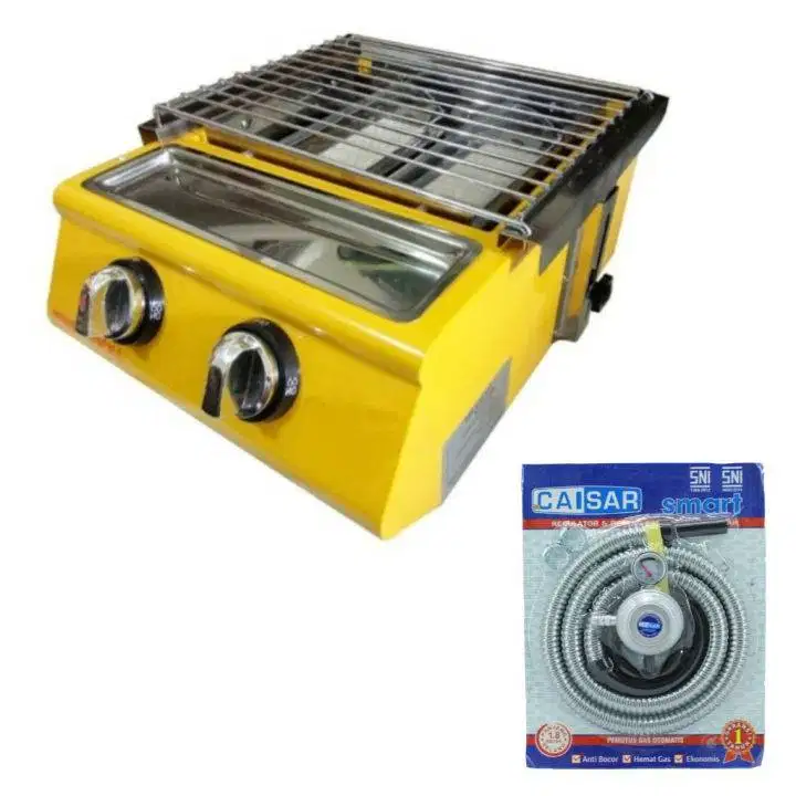 Jual alat bakar ayam,sosis dll. 2 tunggu + regulator