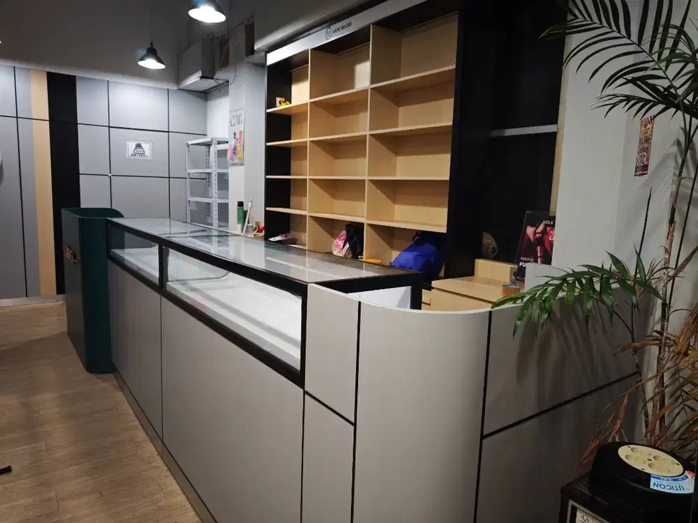 Rak etalase toko full set