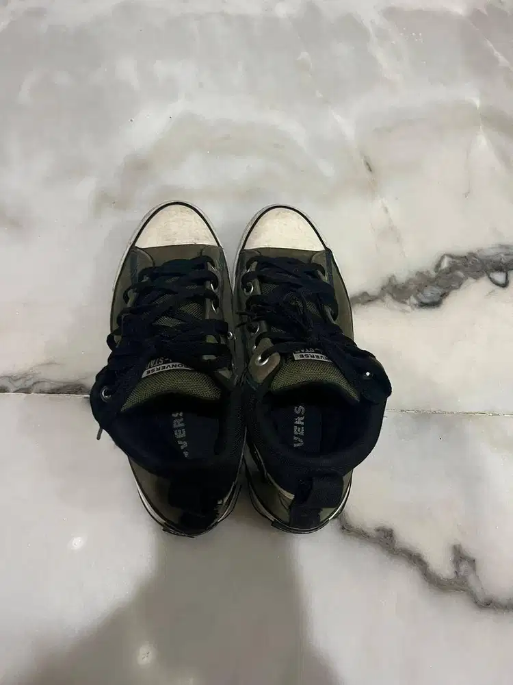 Converse Chuck Taylor All Star Street Mid-Top Sneakers in Olive Green