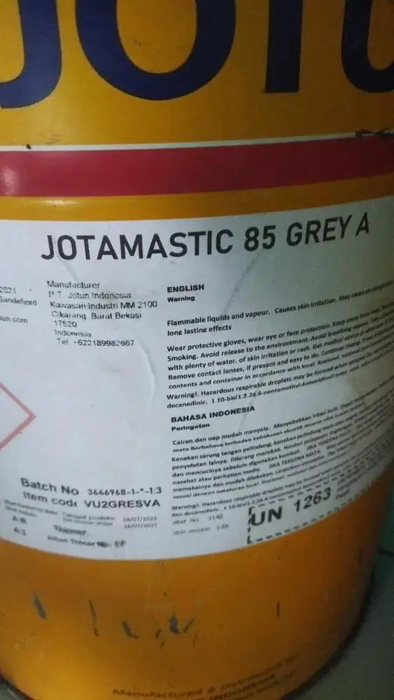 Jotun Jotamastic 85 Grey A 20 liter