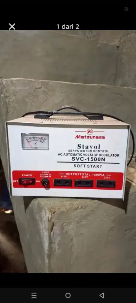 Stabilizer Matsunaga Stavol 1500watt SVC - 1500N