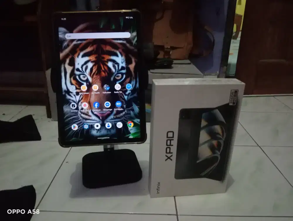 infinix xpad 4GB/256GB + tiang tablet holder