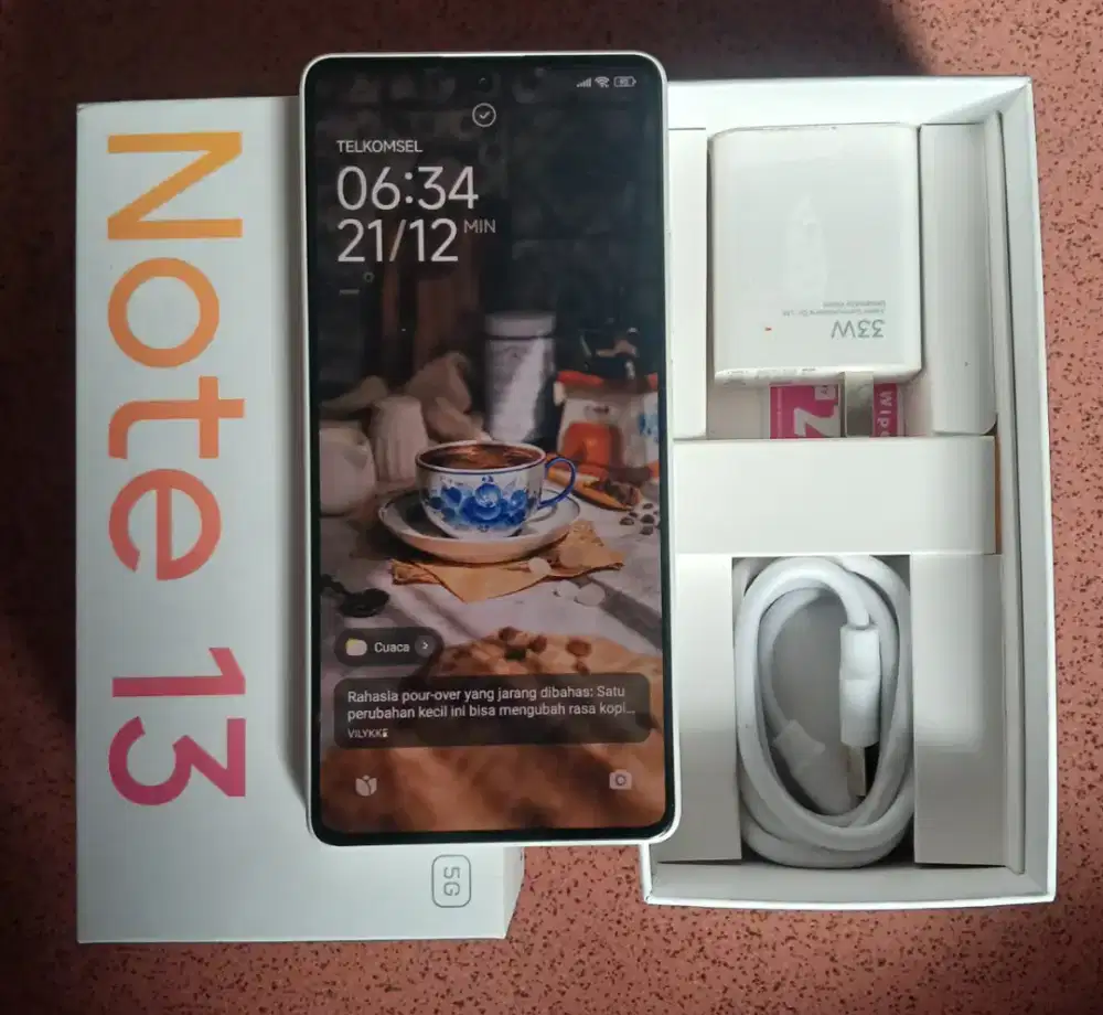 Xiaomi Note 13 5G (Ram 12+12GB/256GB) FULLSET