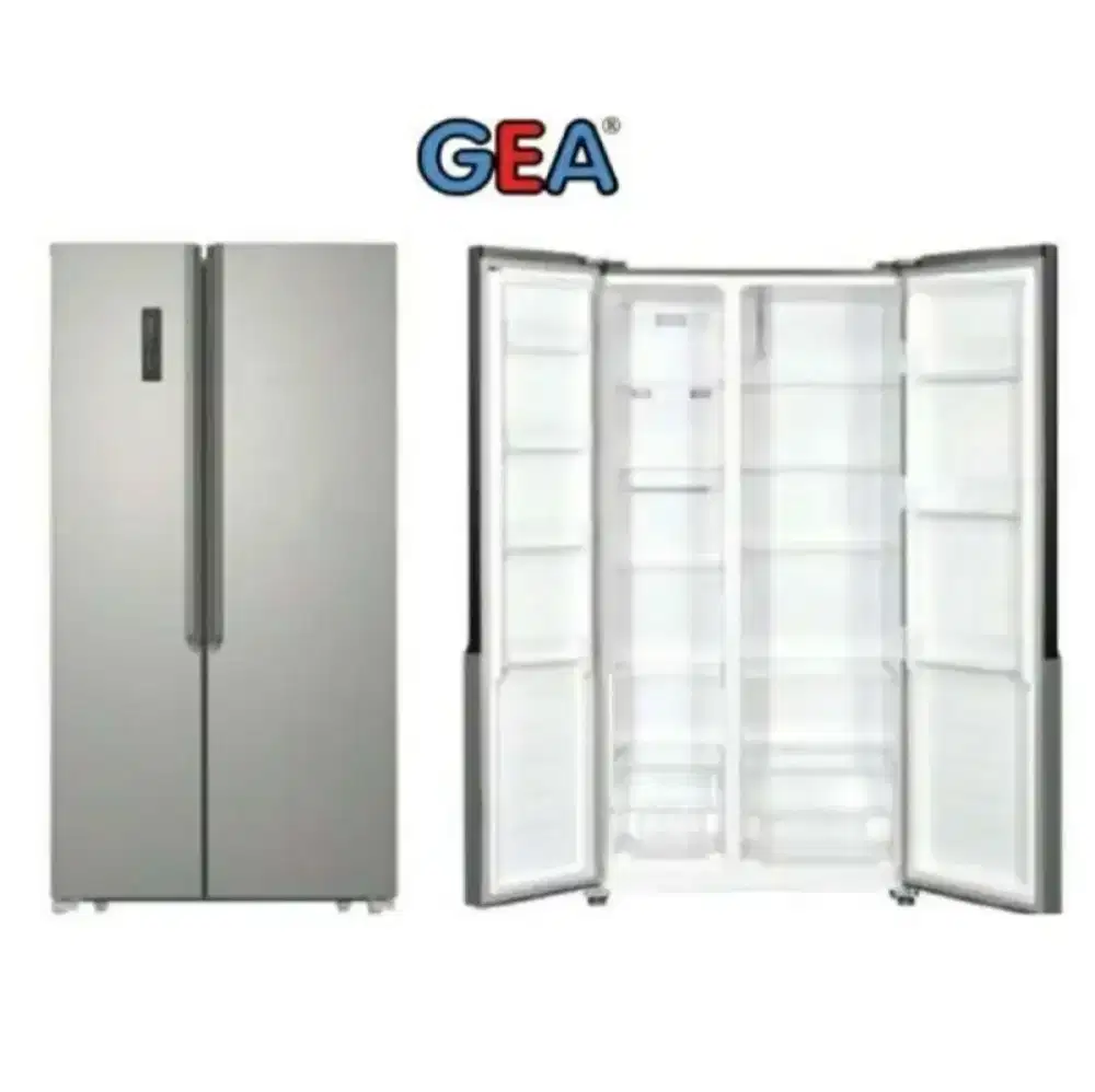 Dijual Cepat  Kulkas Refrigerator 2 pintu GEA G2D-563R/G2D-563 INOX