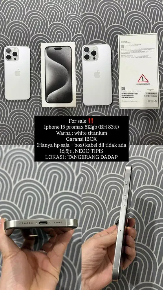 IPHONE 15 PROMAX 512 GB