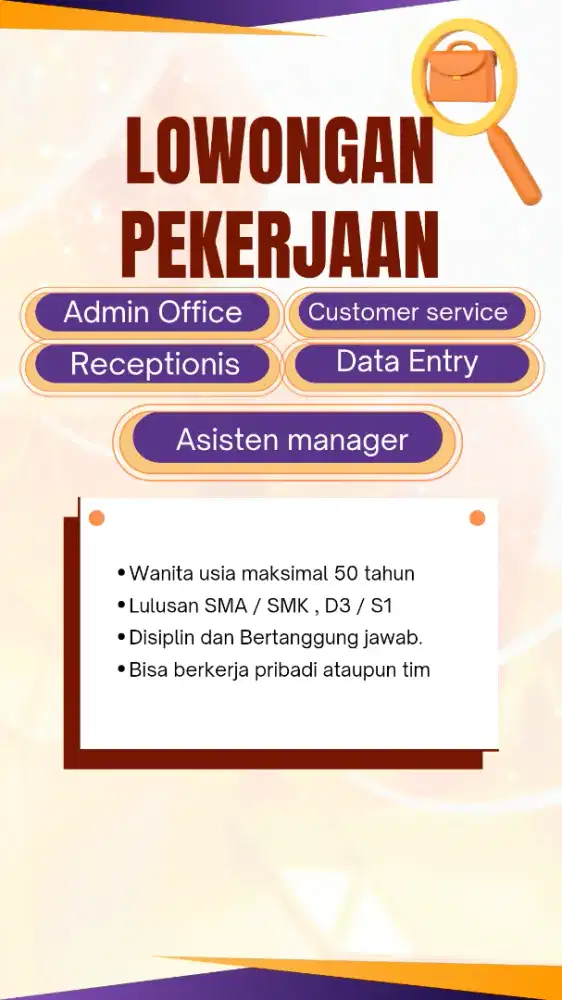 Lowongan kerja di penghujung tahun