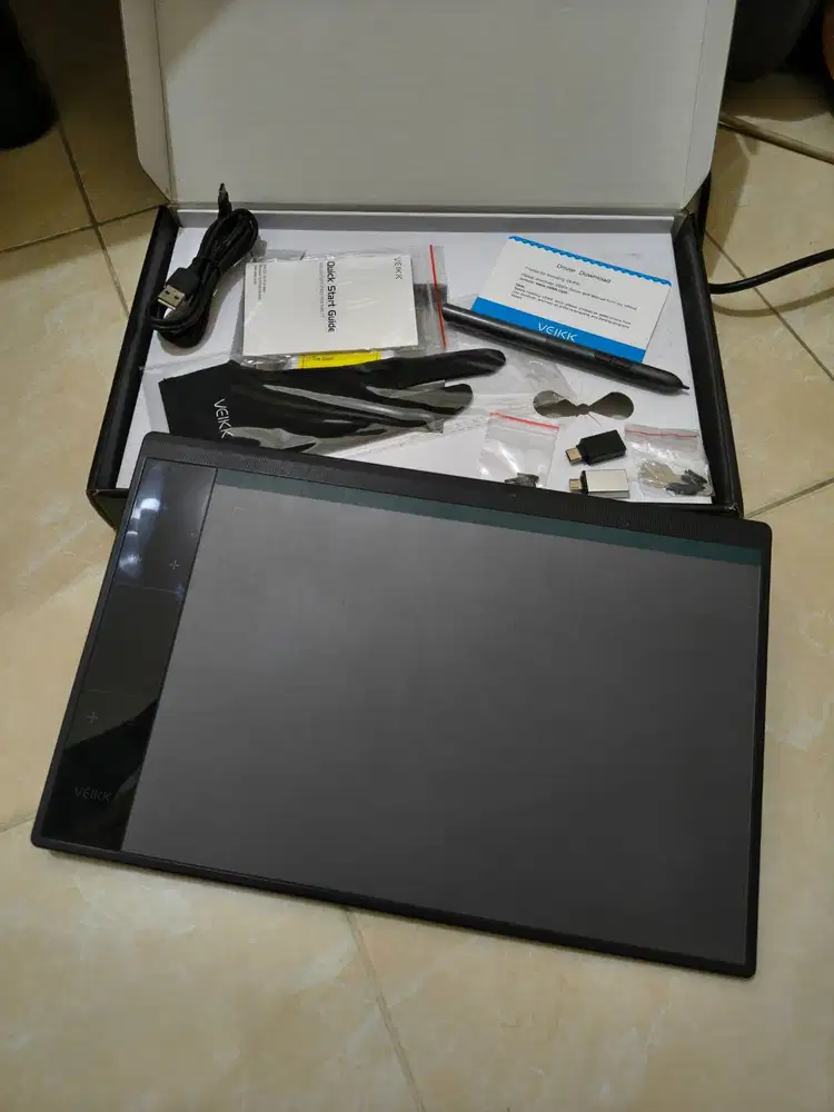 [REAL PIC] VEIKK A30 V2 Drawing Tablet - Pen Tablet - Lengkap!