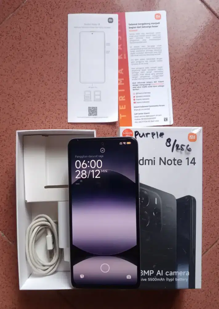 Xiaomi Note 14 FULLSET GARANSI