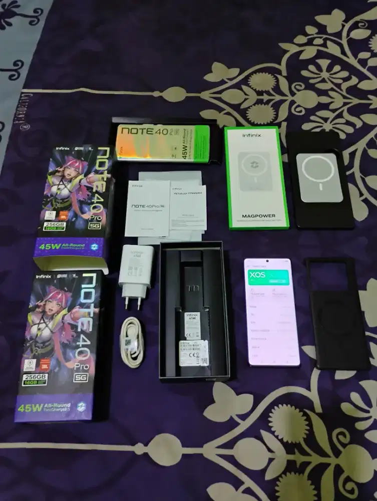 Infinix Note 40 Pro 5G NFC RAM 8+8/256GB Fullset