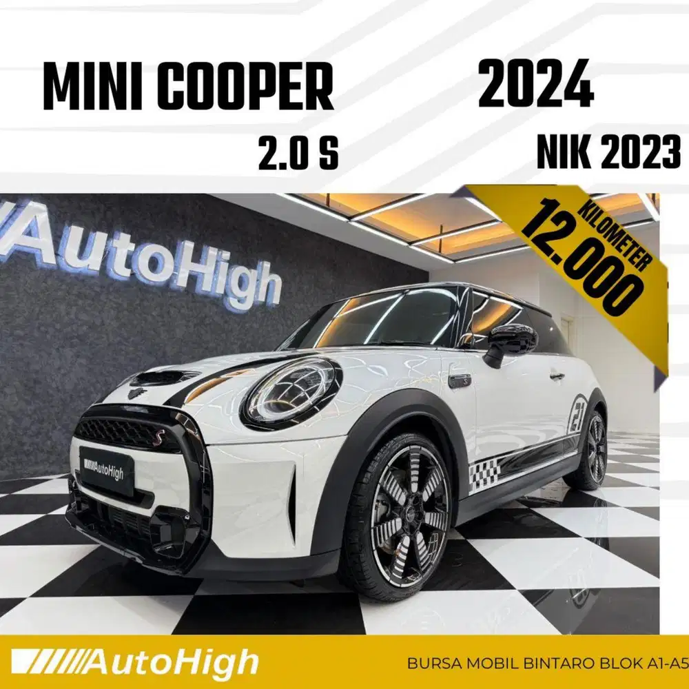 DP10% [Km12.000] Mini Cooper 2.0 S Turbo 2023 White Reg 2022 #AUTOHIGH