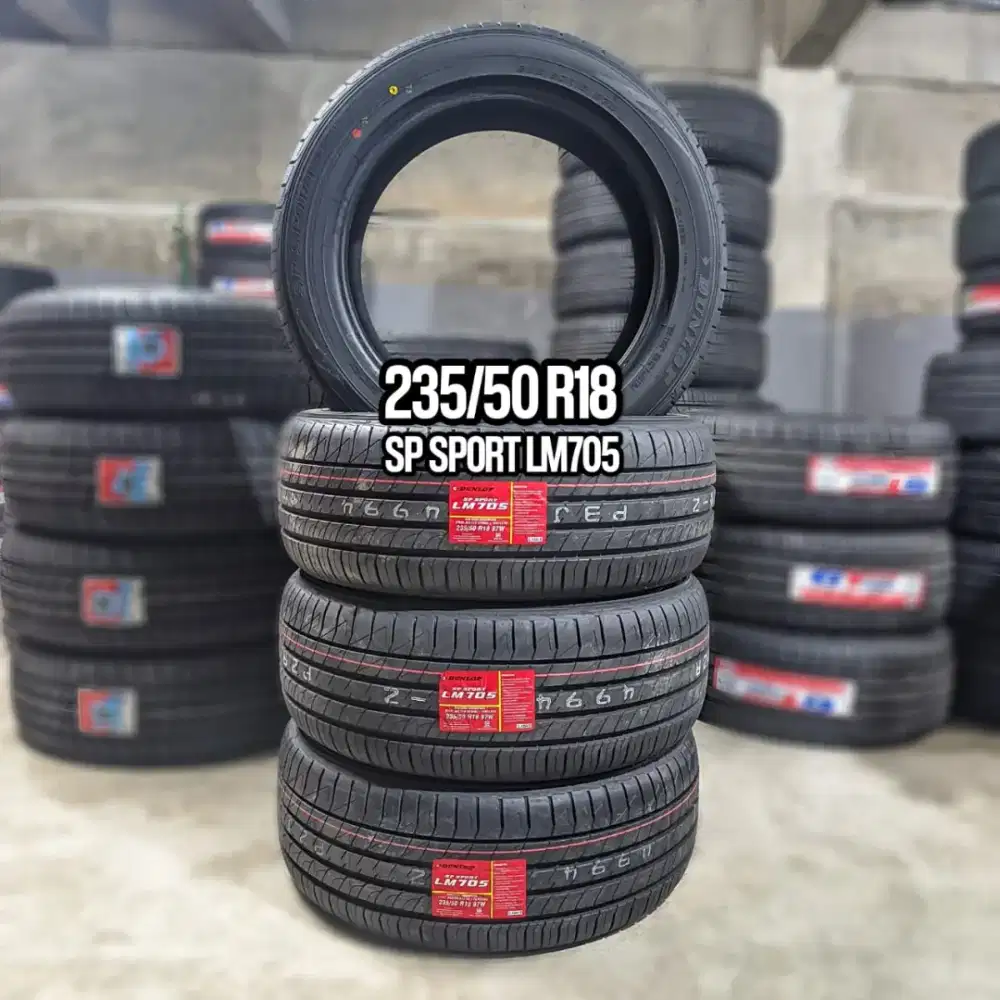 BAN BARU 235/50 R18 DUNLOP LM705