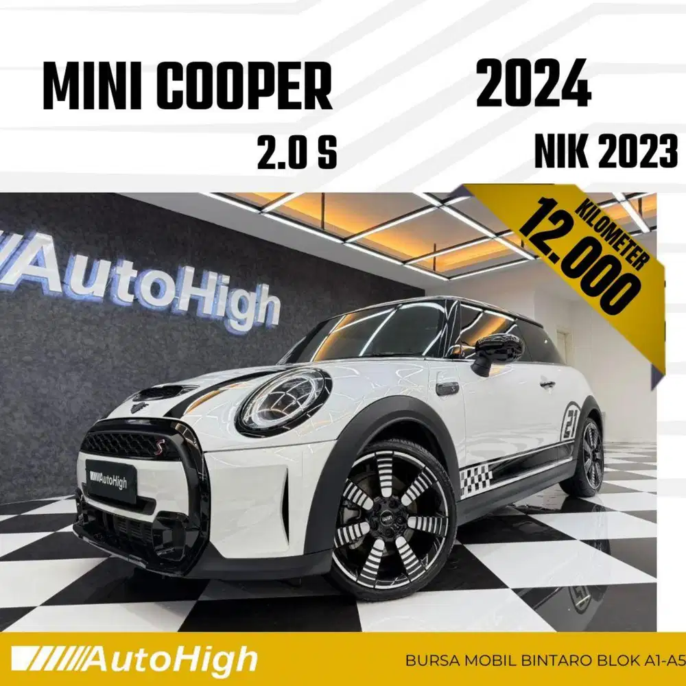 DP10% [Km12.000] Mini Cooper 2.0 S Turbo 2023 White Reg 2022 #AUTOHIGH