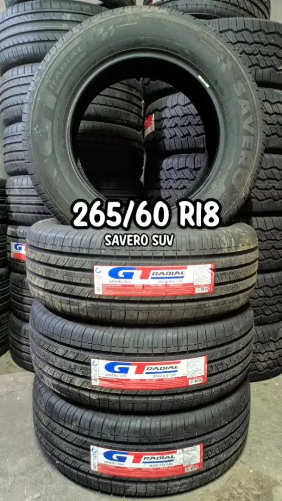 BAN BARU 265/60 R18 GT SAVERO SUV