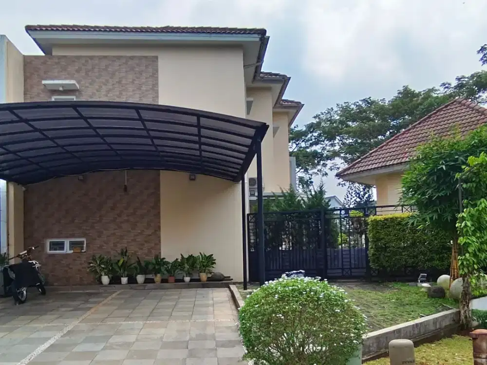 DIJUAL CEPAT RUMAH ADA SWIMMING POOL DELATINOS BSD CITY, TANGERANG SELATAN