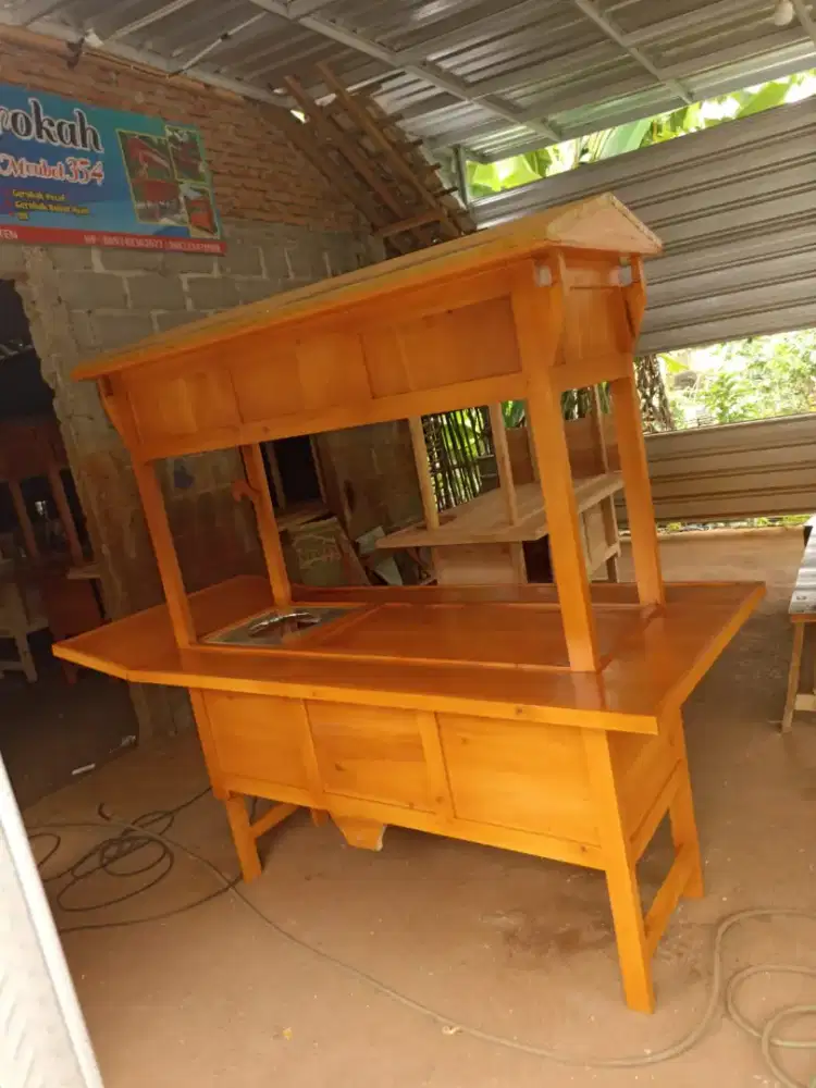 Gerobak Angkringan Bakso Mie Ayam PeceL Bubur Sate Martabak Ronde dlL