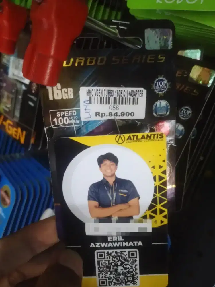 MMC VGEN TURBO 16GB C10 ADAPTER l ATLANTIS DAHSYAT