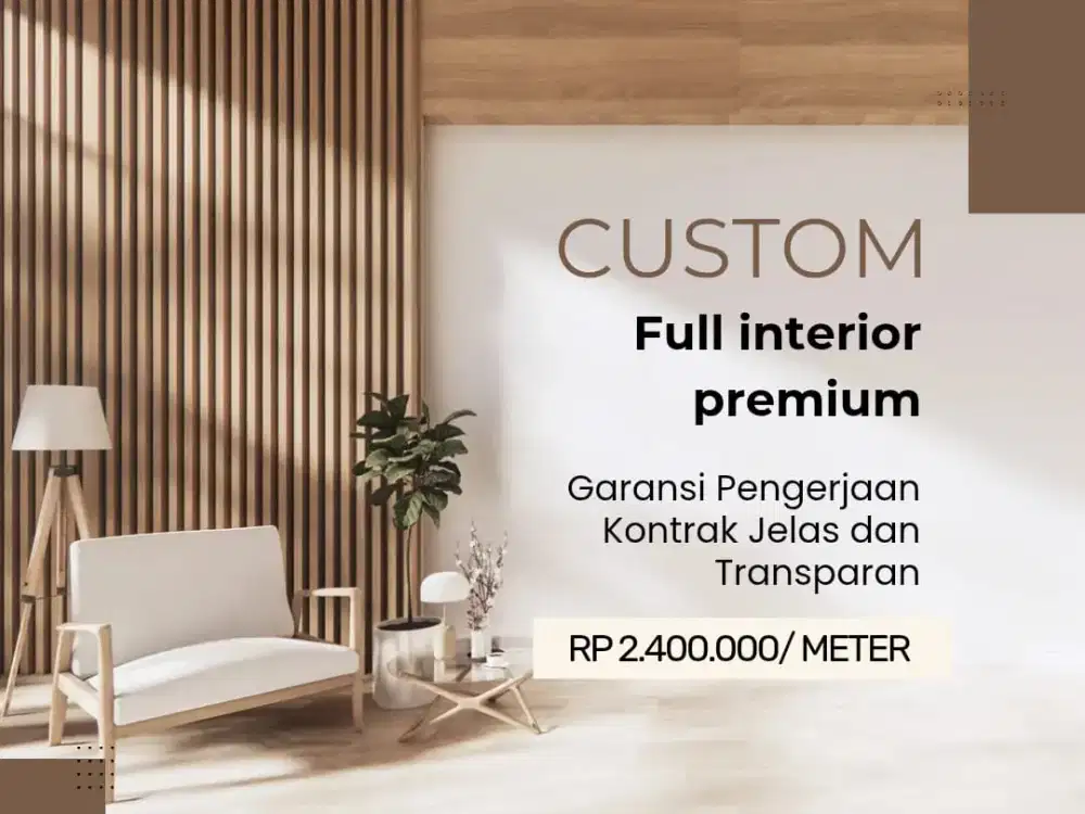 Jasa Full Interior Cimahi • Rumah & Apartemen • Free Survey