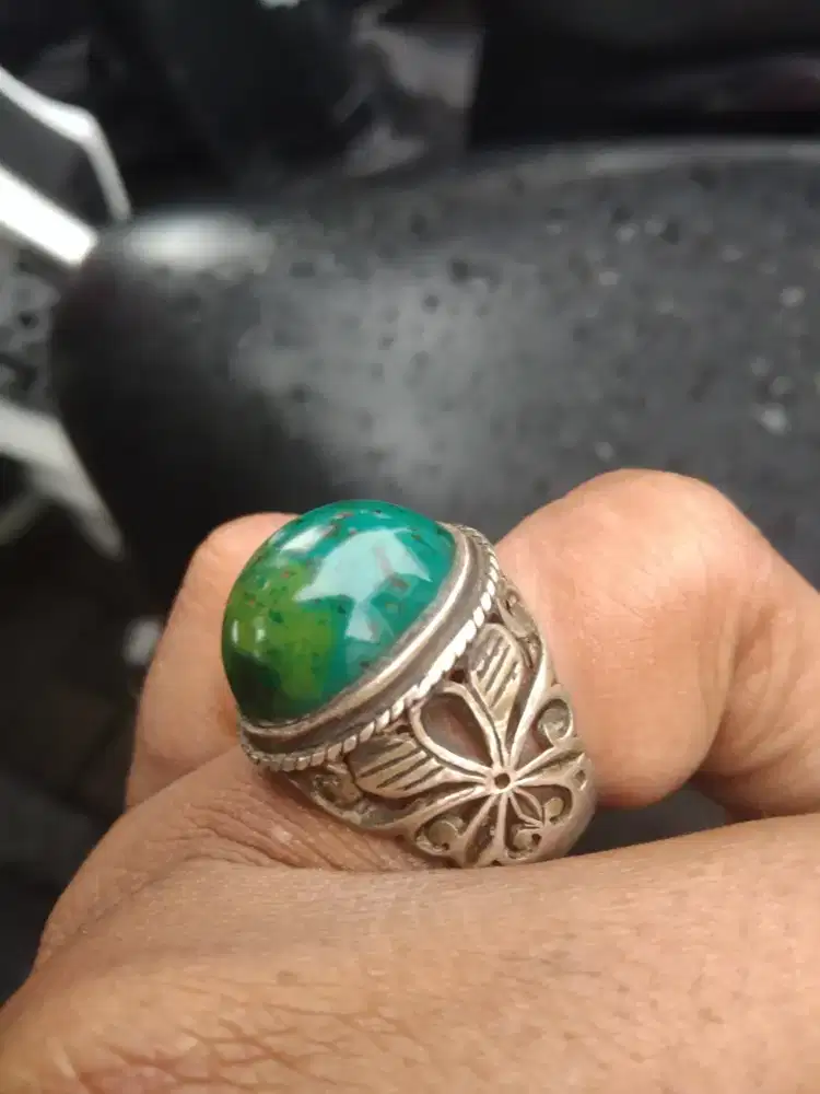 Batu Bacan Doko Ring Perak 8