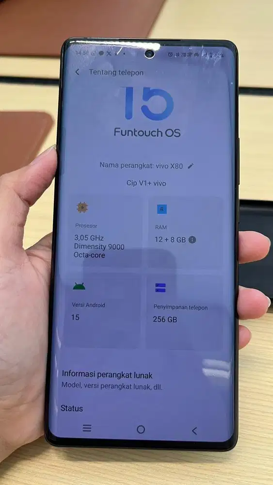 VIVO X80 12/256 HP ONLY