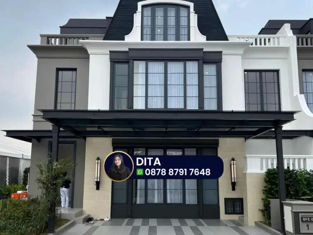 Bellefont East Rumah Mewah Konsep Paris Eropa Classic 3 Lantai