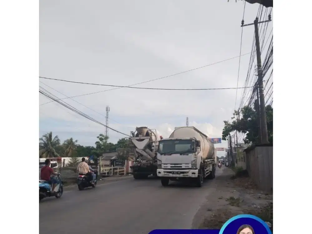 DIJUAL CEPAT TANAH DI JALAN RAYA LEGOK POSISI HADAP JALAN LANGSUNG