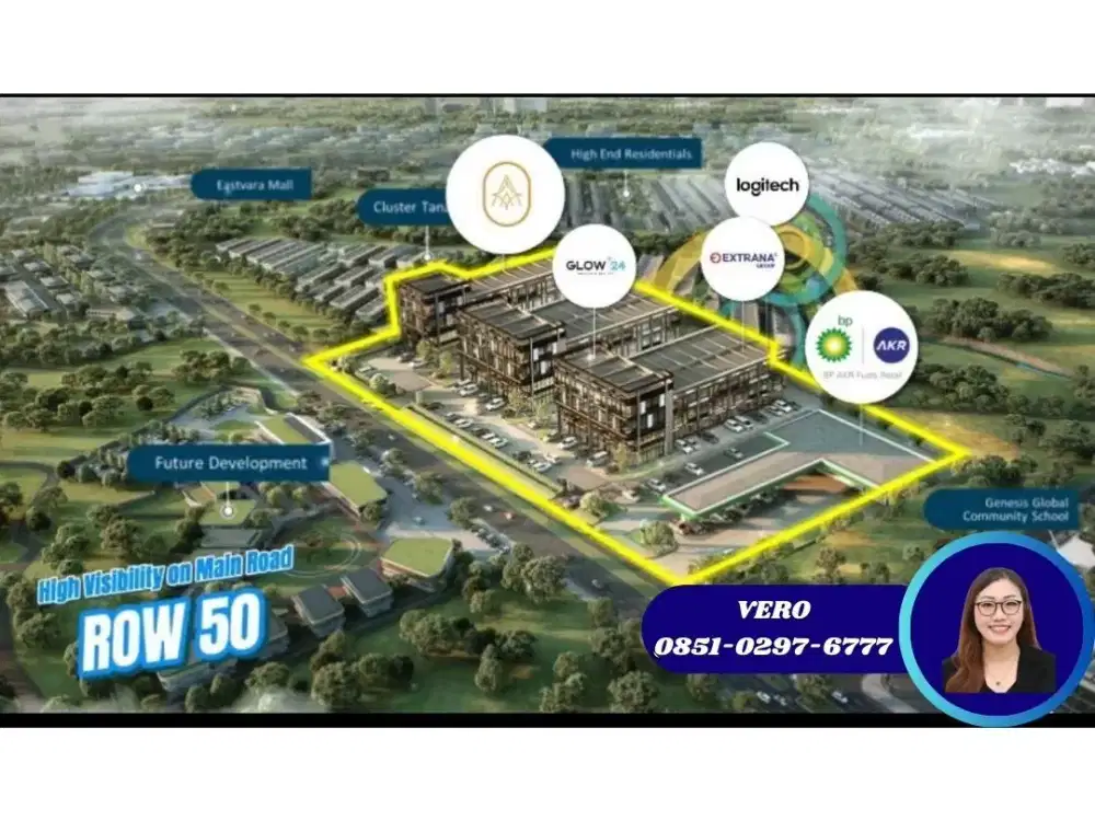 Terbaru Samping West Village Ruko ASTERRA Business Park BSD CITY
