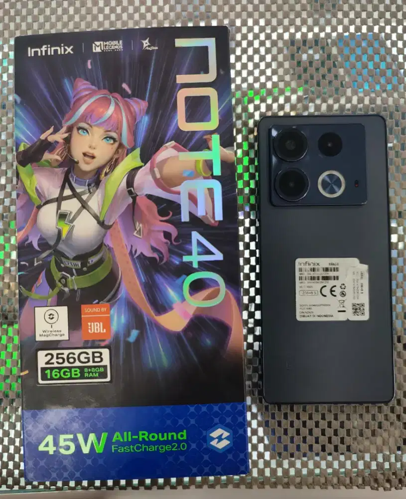 Infinix Note 40 8/256gb Second Siap Pakai Bisa TT