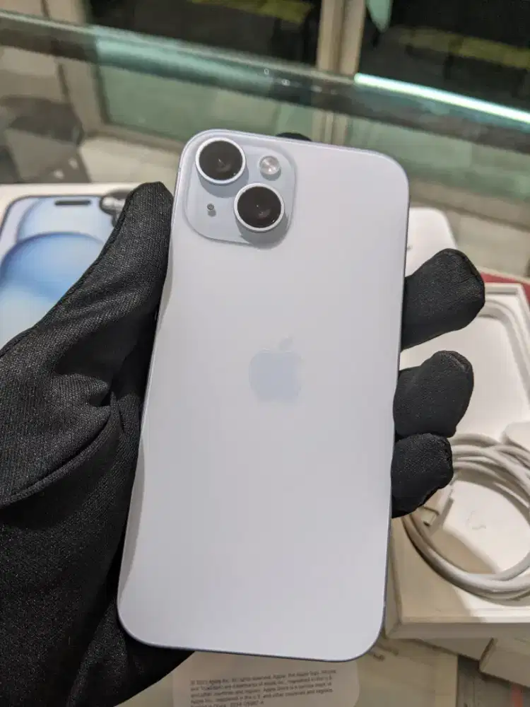 IPHONE 15 128GB RESMI INDONESIA GARANSI MASIH AKTIF MURAH MERIAH!!!