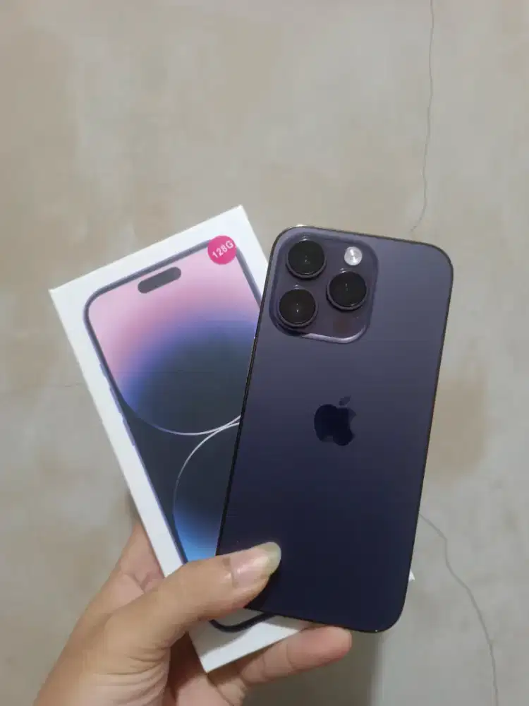 iPhone 14 pro 128gb fullset mulus no minus