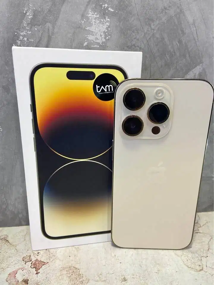 Second IPHONE 14 PRO 128gb GOLD IBOX Welljoss