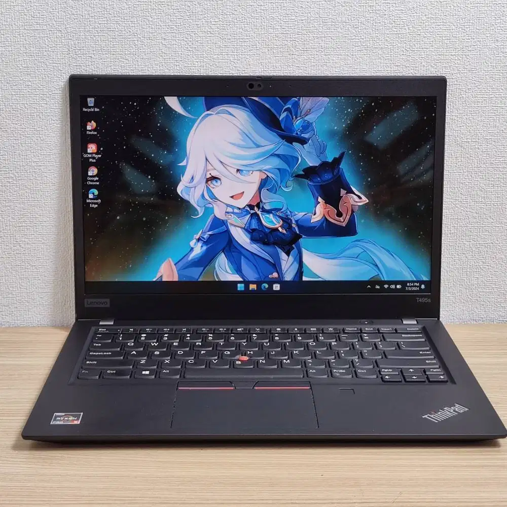 Lenovo Thinkpad T495s Ryzen 5 (8CPU) 8GB/256GB Laptop Kerja Kantor Kul