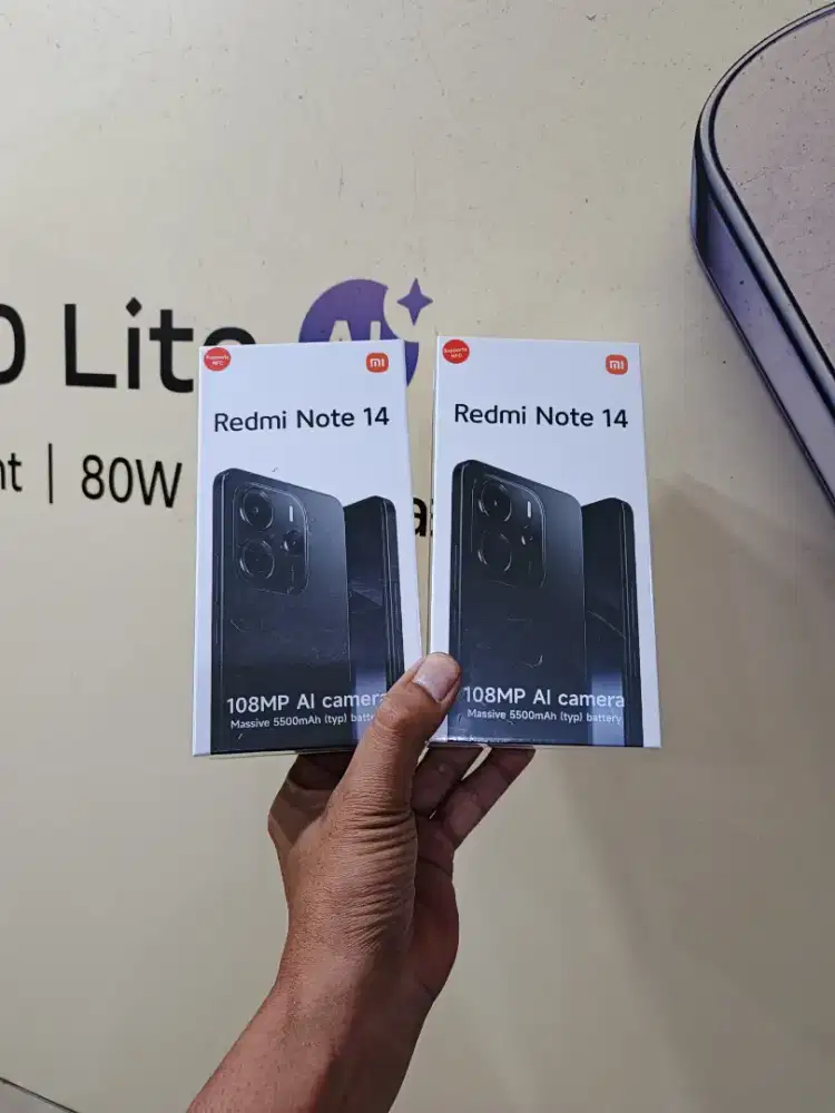 Berminat silahkan WA Xiaomi Redmi Note 14 8/256 Garansi resmi 15bln