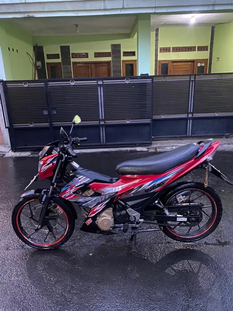 Satria Fu Facelift Merah Hitam Orsinil