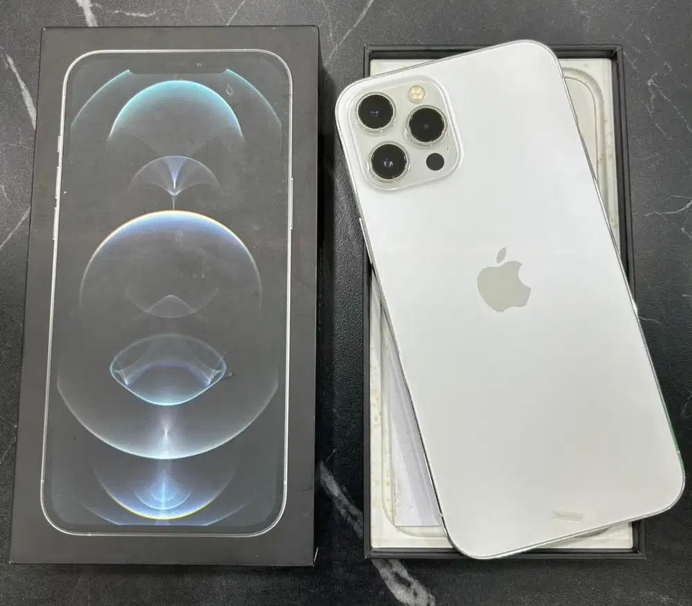 Iphone 12 pro Max 128gb silver Ibox normal fullset